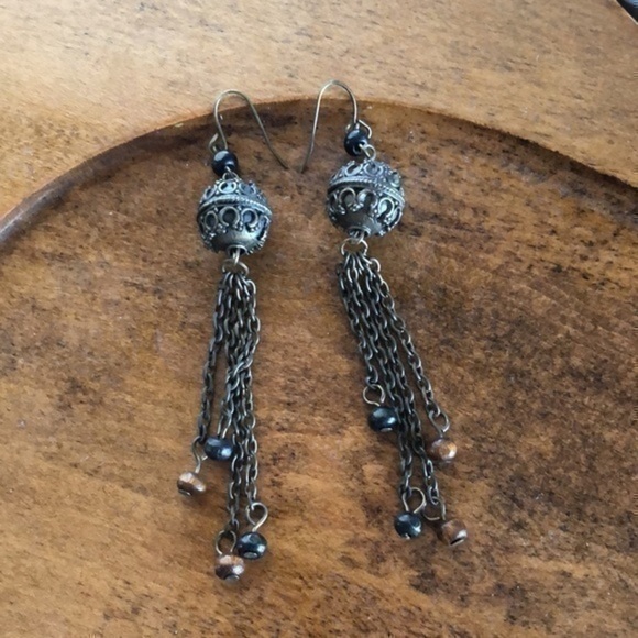 Vintage Boho Earrings - Picture 2 of 3